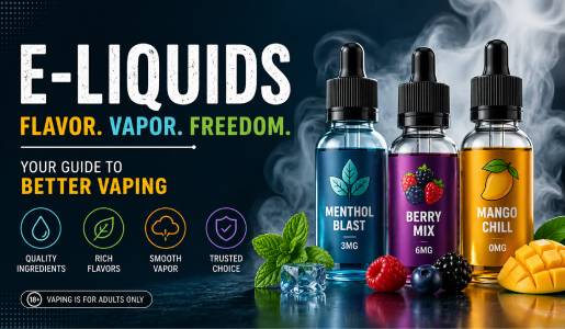 E-liquids, Flavors Vapor Freedom [Infographic]